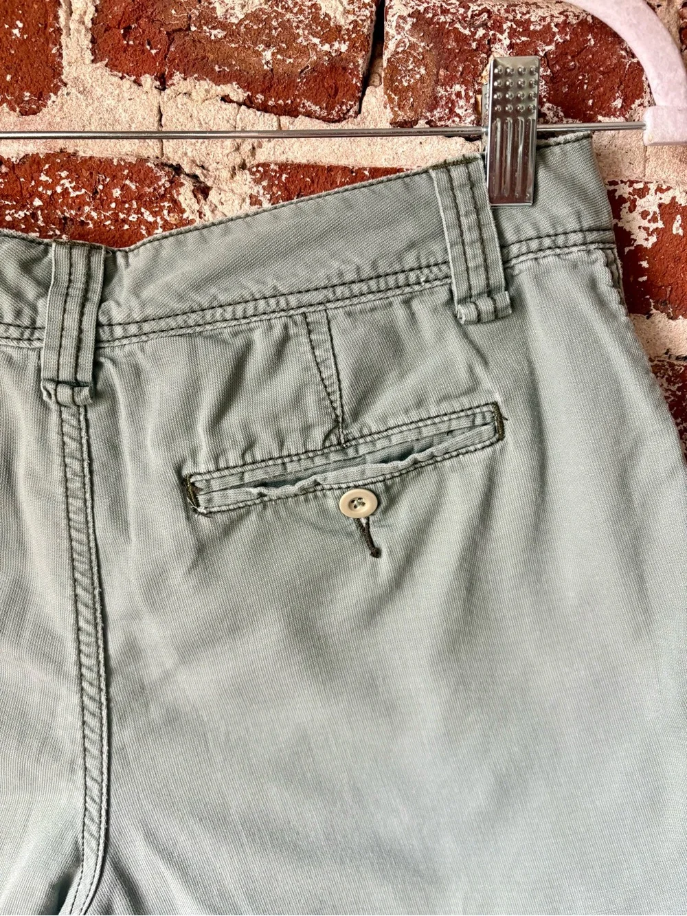 Y2K Polo Ralph Lauren Green / Gray Low Rise Shorts